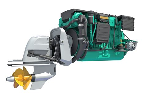 Inboard Outboard Drive Engine 3D | CGTrader