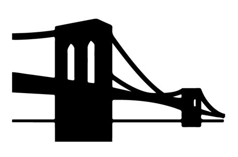 Brooklyn Bridge Silhouette at GetDrawings | Free download