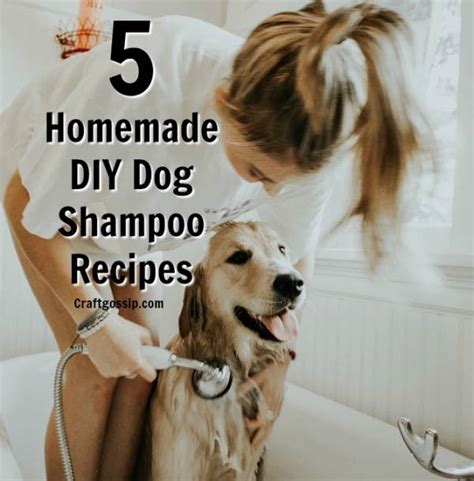 DIY Homemade Dog Shampoo – Bath and Body