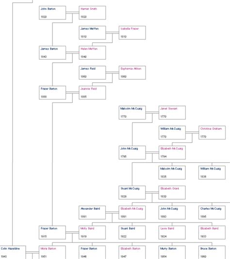 Clara Barton Family Tree