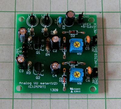 VR2XMQ - Steve's Blog AF through SHF: Analog VU meter kit (ver.2) From JM7RTI Institute