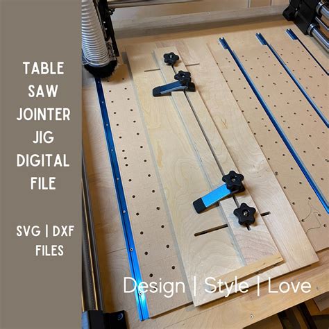 Jointer Jig for Table Saw SVG DXF - Etsy