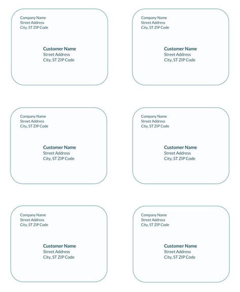 30 Free Printable Shipping Label Templates (Word, PDF)