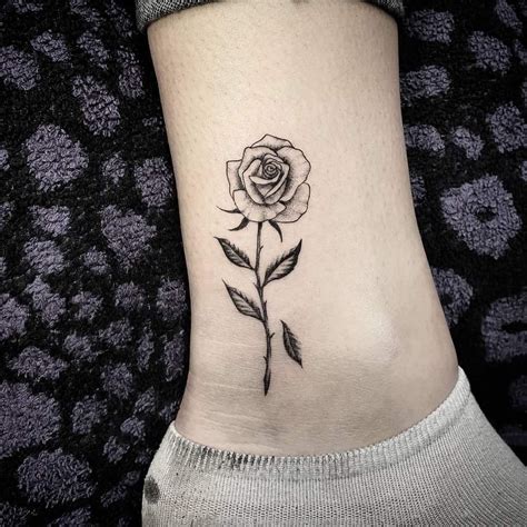 Small and Simple Rose Tattoo Ideas for Men and Women | Small rose ...