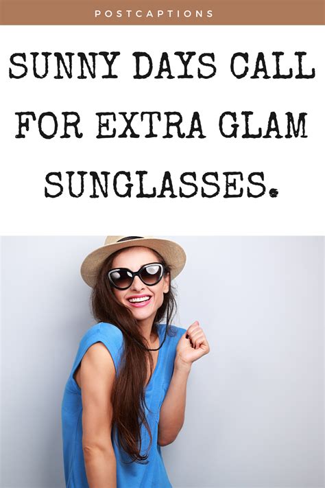 50 Best Sunglasses Captions for Instagram - PostCaptions.com