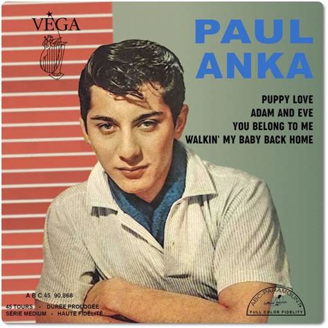 Paul Anka Vinyl Record Covers