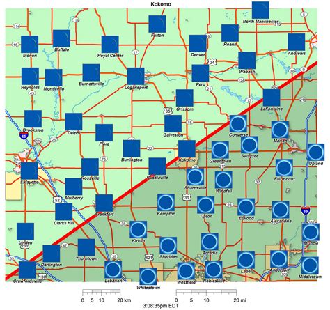 Eclipse 2024 Map Indiana - Penni Barbara-Anne