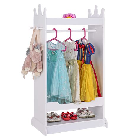 Buy UTEXKid’s See and Store Dress-up Center, Costume Closet for Kids, Open Hanging Armoire ...