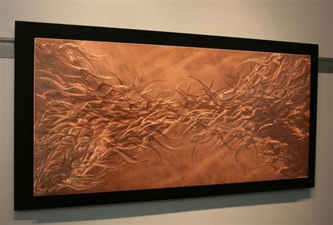 'Electric Fields' in copper - Metal Wall Art - Contemporary - Wall Decor - salt lake city - by ...