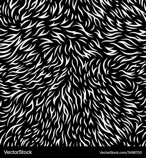 Fur pattern Royalty Free Vector Image - VectorStock