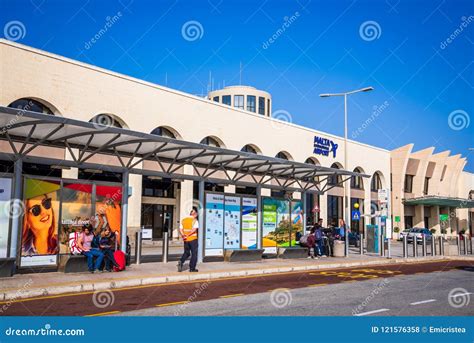 Malta, International Airport Editorial Stock Photo - Image of sign ...