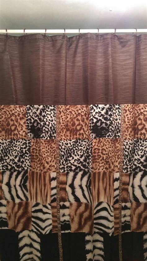 Animal Print Shower Curtain | Etsy Denmark