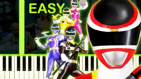 POWER RANGERS IN SPACE THEME - EASY Piano Tutorial - YouTube