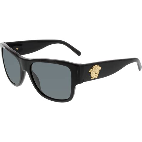 Women's VE4275-GB1/87-58 Black Square Sunglasses - Walmart.com