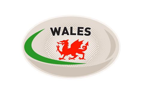 Rugby Ball Wales Welsh dragon | Animal Illustrations ~ Creative Market