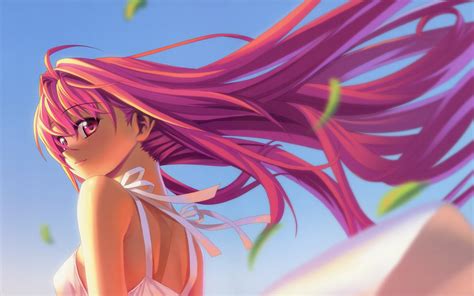 Anime girl pink hair wallpaper | 2560x1600 | #14683