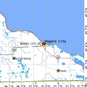 Rogers City, Michigan (MI) ~ population data, races, housing & economy