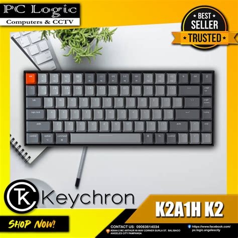 KEYCHRON K2 white Led backlight Mechanical Keyboard | Lazada PH