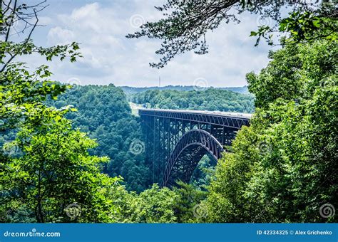 New River Bridge Scenic stock image. Image of scenic - 42334325