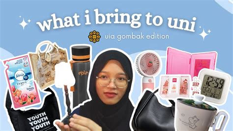 what i bring to uni | uia gombak (shopee, mr diy, eco shop etc) - YouTube