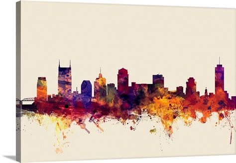 Nashville Tennessee Skyline | Great Big Canvas