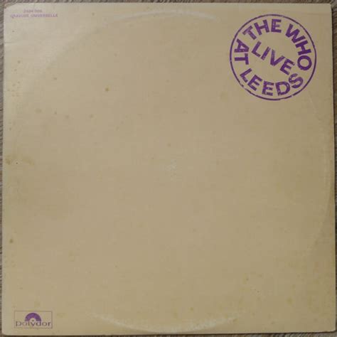 The Who – Live At Leeds – Vinyl (LP, Album), 1970 [r2705026] | Discogs