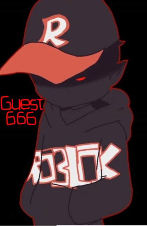 Guest 666 Drawing #robloxhackers by SQHWX on Sketchers United