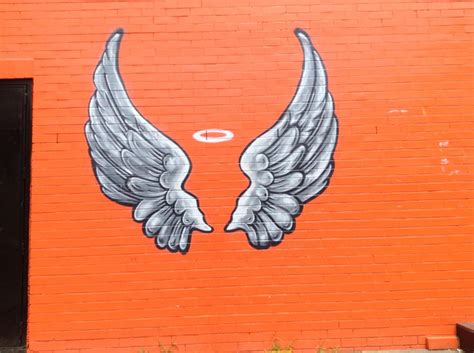 Angel wings Angel Wings Art, Angel Wall Art, Angel Wings Graffiti, Graffiti Wall Art, Street Art ...