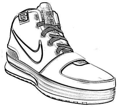 Tennis Shoe Drawing at GetDrawings | Free download