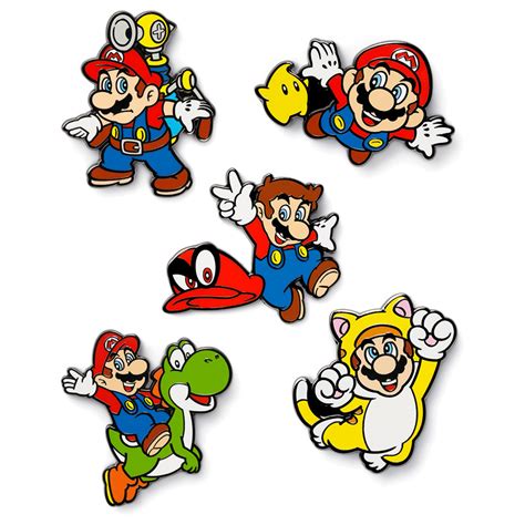 Super Mario Bros. 35th Anniversary Pin Set #1 - www.lagoagrio.gob.ec