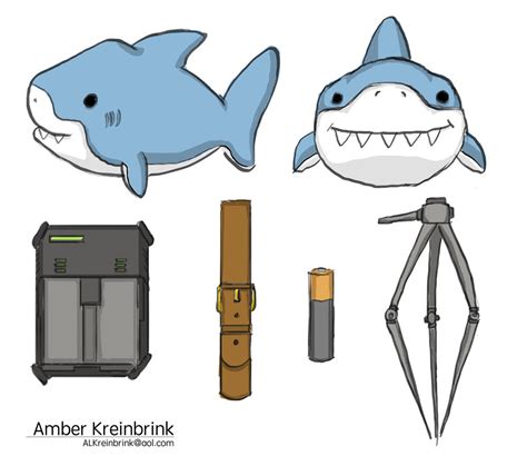 Robot Shark Concept Art by LadyDucky on DeviantArt