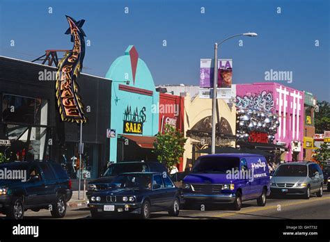 Melrose Ave. in Los Angeles, CA Stock Photo - Alamy