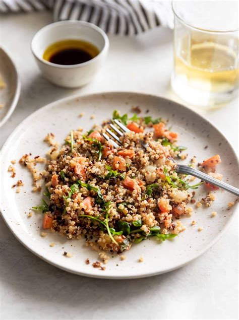 Salmon Quinoa Salad with Balsamic Vinaigrette - A Sassy Spoon