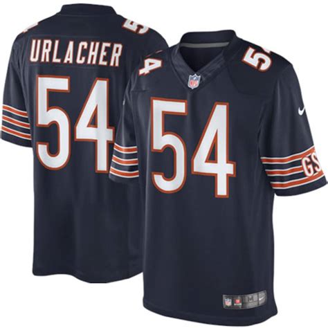 Nike Brian Urlacher Chicago Bears Navy Blue Team Color Limited Jersey