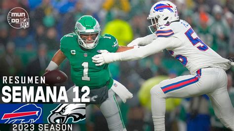 🔥 Buffalo Bills vs. Philadelphia Eagles | Semana 12 NFL 2023 | NFL ...