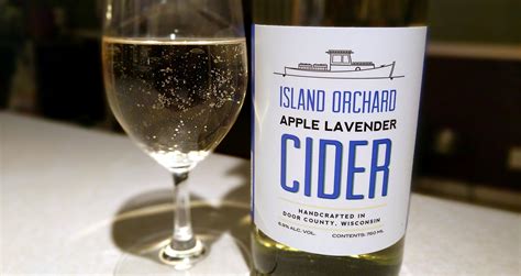 Review: Island Orchard Cider Apple Lavender Cider - Door County, WI - US