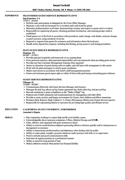 Sample Resume Veterans Service Representative