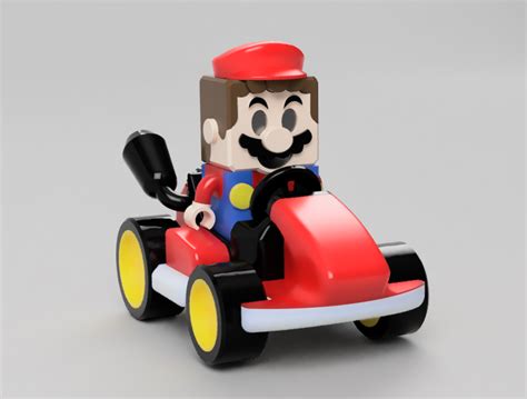 MARIO KART for LEGO MARIO by Soarpix | Download free STL model ...