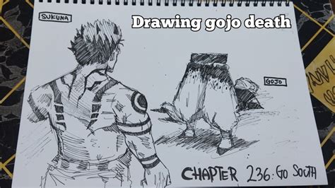 Drawing : Gojo death Chapter 236 JUJUTSU KAISEN - YouTube