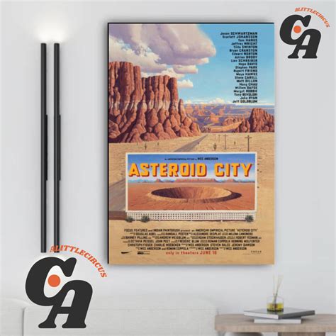 Wes Anderson Asteroid City Poster - ALICI Store