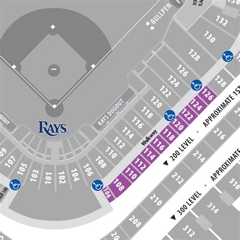 Tampa Rays Stadium Seating Chart