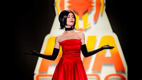 AVA Expo 2015 - Scarlet Overkill cosplay by helenkyle - YouTube