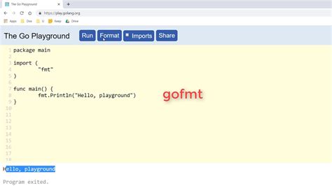 Running Go (Golang) Programs in Go Playground - YouTube