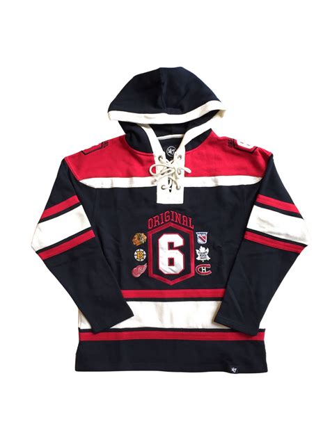 Original Six NHL Jersey-Inspired Lacer: The Coolest Original 6 Hoody ...