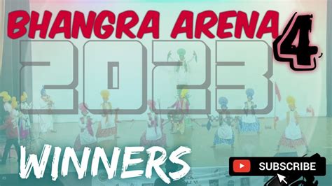 Bhangra Arena 2023 || Winners (live category) || SICA Nawanshehar - YouTube