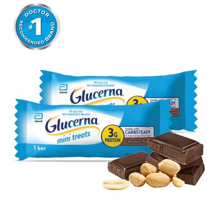 Glucerna® Mini Treats | Chocolate Peanut Diabetic Snack Bar