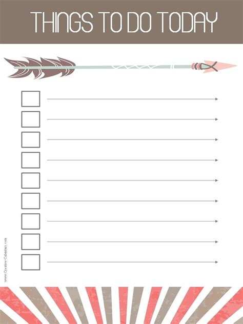 To Do List Template