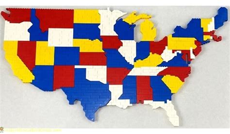 Build a LEGO United States Map | Inspiration Laboratories