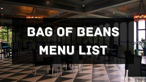 Bag of Beans Menu Prices Philippines 2024 [Updated] — All About ...