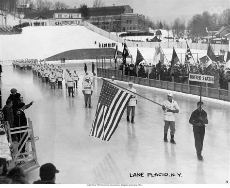 1932 the third Winter Olympics were held in the United States at Lake Placid, NY. Love the ...